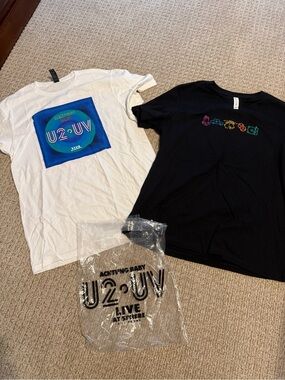 Brand new lot U2 Achtung Baby live at Sphere Las Vegas Concert Tshirts sz M